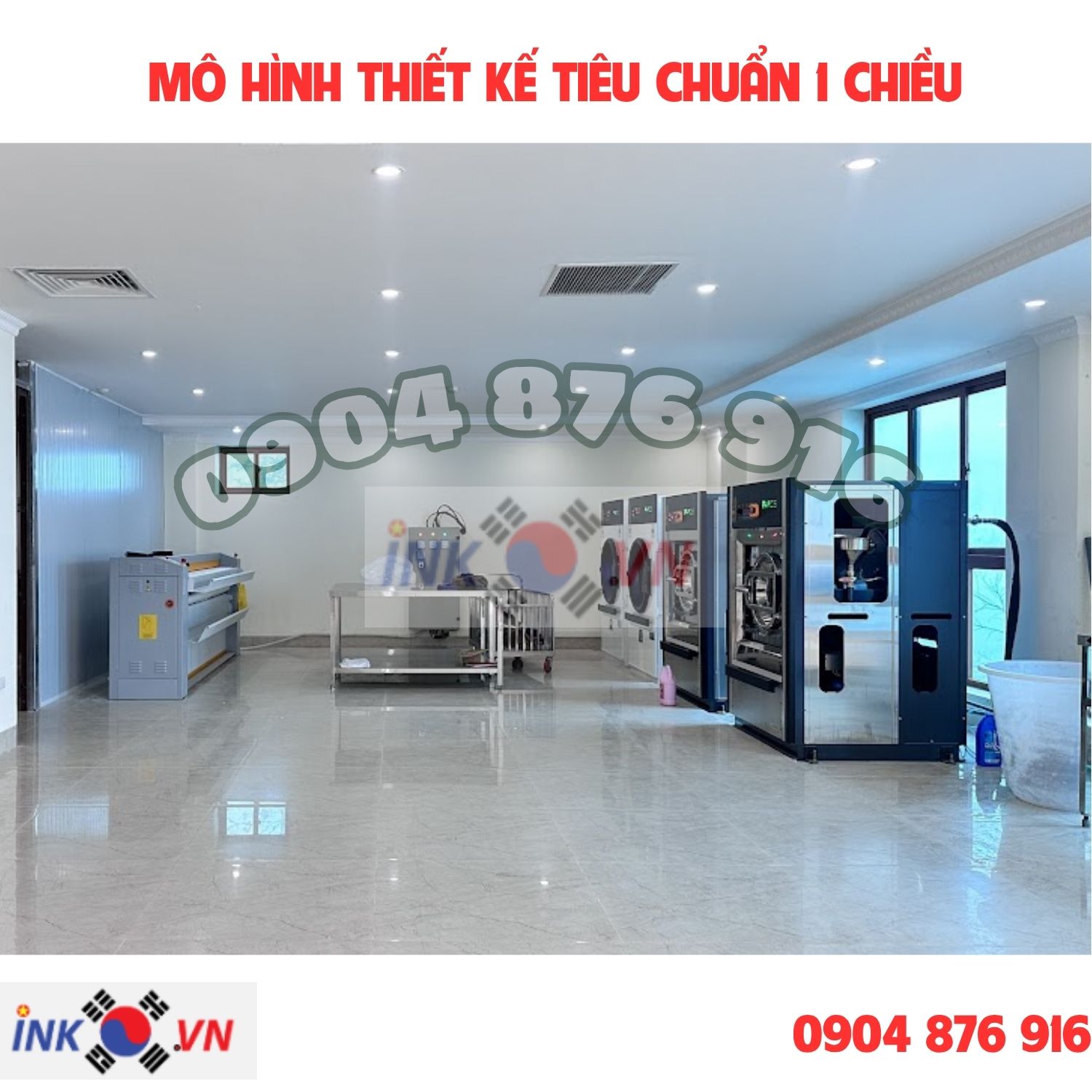 mô hình xưởng giặt cho khách sạn tại Sapa